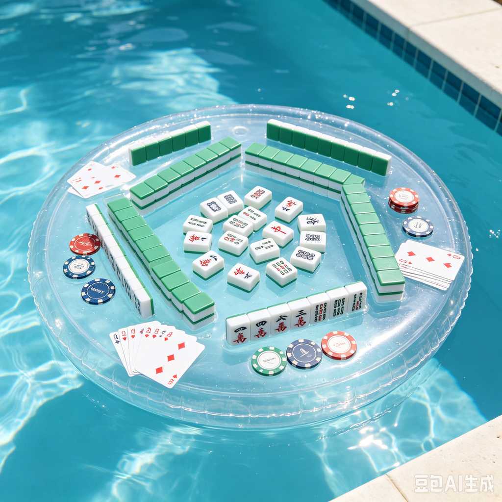mini mahjong tiles keychain